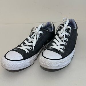 Converse All Stars Women’s Size 7 Gray Platform Lift Shoes